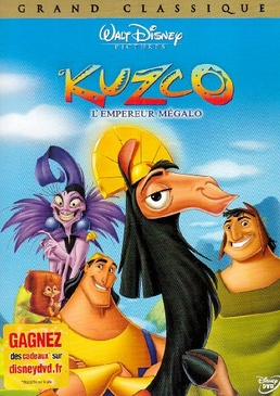 Pochette du DVD Kuzco, l'empereur mégalo 