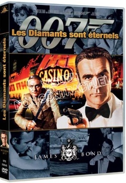 Pochette du DVD James Bond, Les diamants sont éternels 