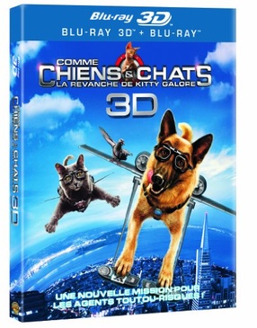 Pochette du DVD Comme chiens et chats - La Revanche de Kitty Galore - Blu-ray 3D active [Blu-ray] 