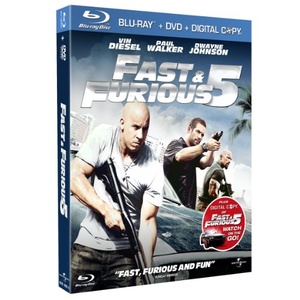 Pochette du DVD Fast & Furious 5 Combo Blu-ray + DVD [Blu-ray] 