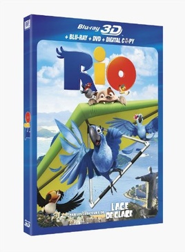 Pochette du DVD Rio - Blu-ray 3D active + Blu-ray 2D + DVD [Blu-ray] 