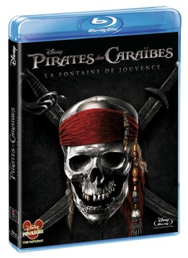 Pochette du DVD Pirates des Caraïbes : la fontaine de jouvence [Blu-ray] 