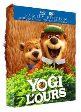 Pochette du DVD Yogi l'ours édition famille Blu-ray + DVD [Blu-ray] 