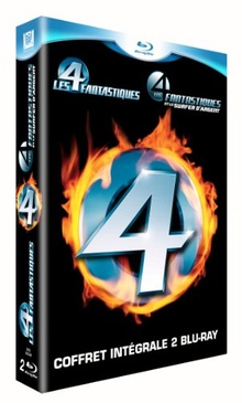 Pochette du DVD Les 4 fantastiques + Les 4 fantastiques et le Surfer d'Argent [Blu-ray] 
