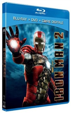 Pochette du DVD Iron Man 2 - Combo Blu-ray + DVD + Copie digitale [Blu-ray] 