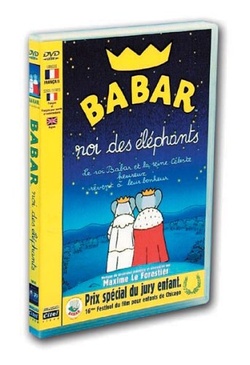 Pochette du DVD Babar roi des éléphants 