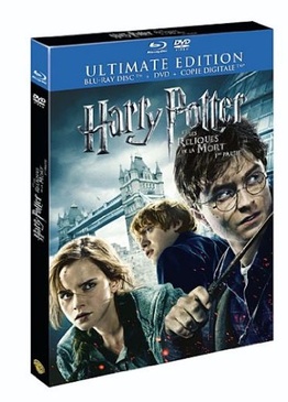 Pochette du DVD Harry Potter et les Reliques de la Mort - 1ère partie - Ultimate collector Edition Blu-ray + DVD + copie digitale [Blu-ray] 