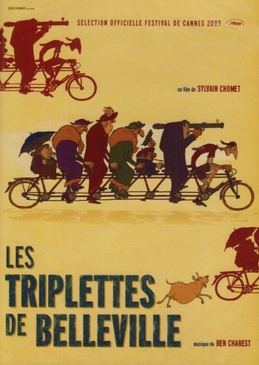 Pochette du DVD Les triplettes de belleville 