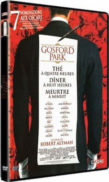 Pochette du DVD Gosford park 