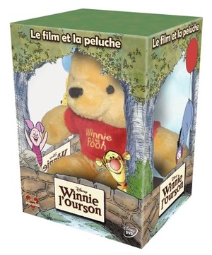 Pochette du DVD Coffret Winnie l'Ourson + 1 peluche 