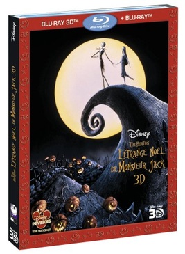 Pochette du DVD L'étrange Noël de Monsieur Jack - Combo Blu-ray 3D active + Blu-ray 2D [Blu-ray] 