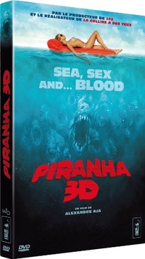 Pochette du DVD Piranha 3D (Edition collector 2 dvd, film en 2D et en 3D, 2 paires de lunettes 3D incluses) 