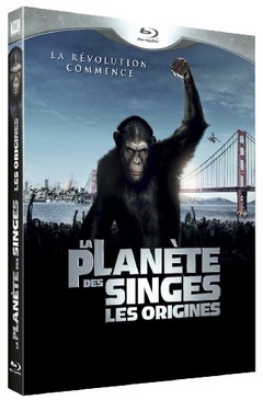 Pochette du DVD La Planète Des Singes : Les Origines - Combo Blu-ray + DVD [Blu-ray] 