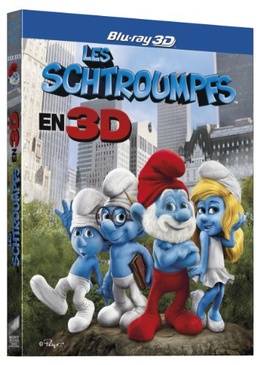 Pochette du DVD Les Schtroumpfs - Blu-ray 3D active [Blu-ray] 