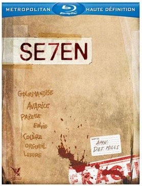 Pochette du DVD Seven - Edition collector limitée. Inclus 7 comics books illustrant les 7 pêchés capitaux + 1 livret [Blu-ray] 