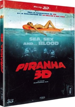 Pochette du DVD Piranha 3D - Combo Blu-ray 3D active + Blu-ray 2D [Blu-ray] 
