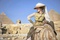 Louise Bourgoin sur un chameau