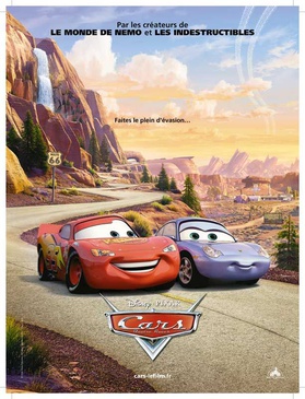 Affiche du film Cars - Quatre roues