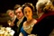 emily blunt a table