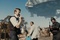 Sharlto Copley, Mandla Gaduka et Kenneth Nkosi