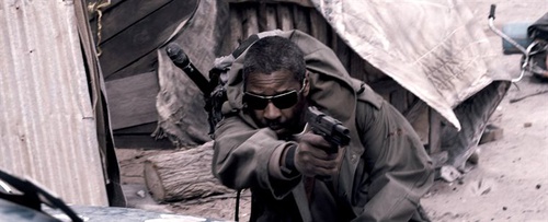 denzel washington faisant feu