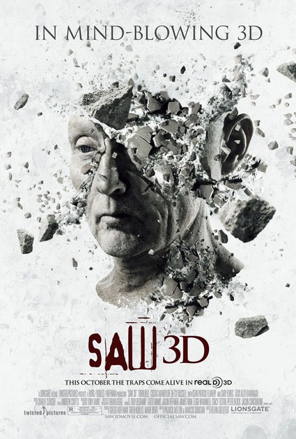 Affiche américaine Saw 3D