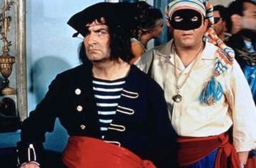 Louis de Funès déguisé en pirate