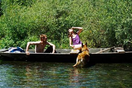 guillaume depardieu et florence loiret caille sur une barque