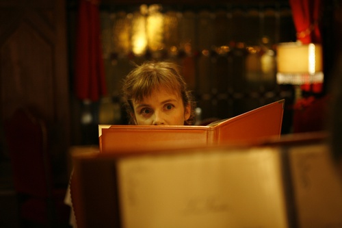 isabelle carre derriere le menu
