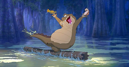 le crocodile jazzant