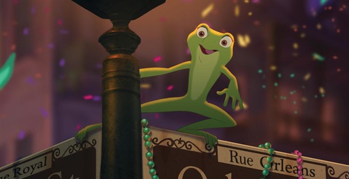 tiana en grenouille