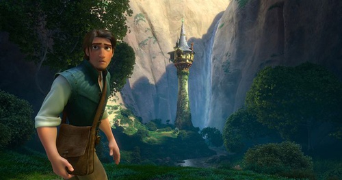 flynn fuyant vers raiponce   raiponce