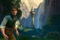 flynn fuyant vers raiponce   raiponce