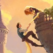 flynn grimpant vers raiponce