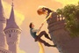 flynn grimpant vers raiponce