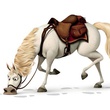 le cheval reniflant