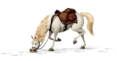 le cheval reniflant