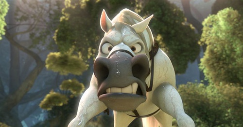 le cheval tremp    raiponce