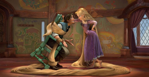 raiponce emprisonnant flynn