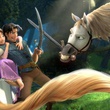 raiponce flynn et leur cheval