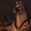 un cheval   raiponce