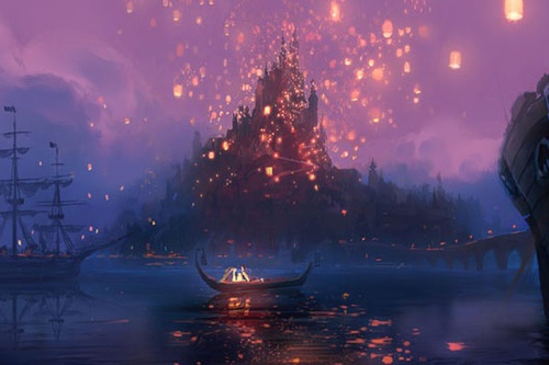 une barque sur l eau