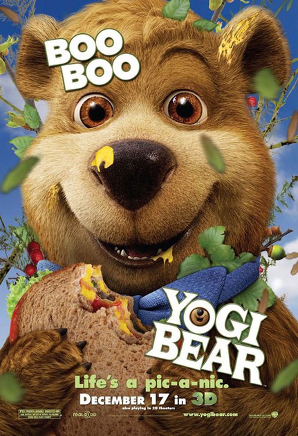 Yogi Bear, poster teaser of Boo