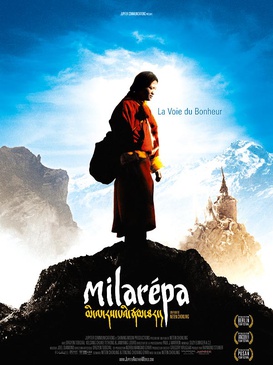 Affiche du film Milarépa, la voie du bonheur