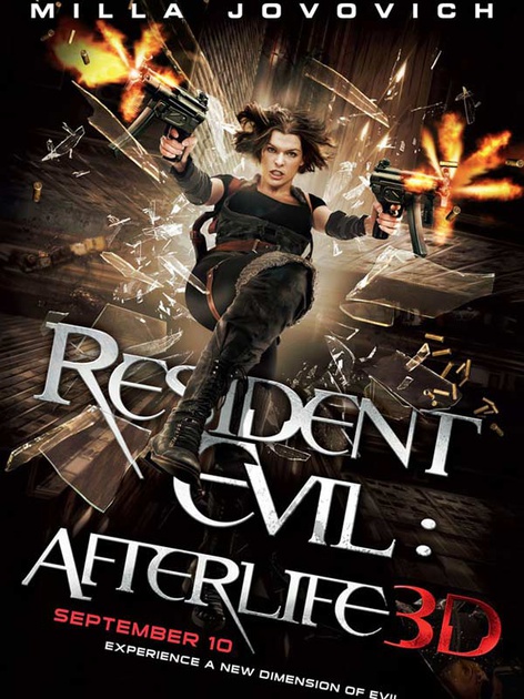 affiche du film resident evil afterlife 3D
