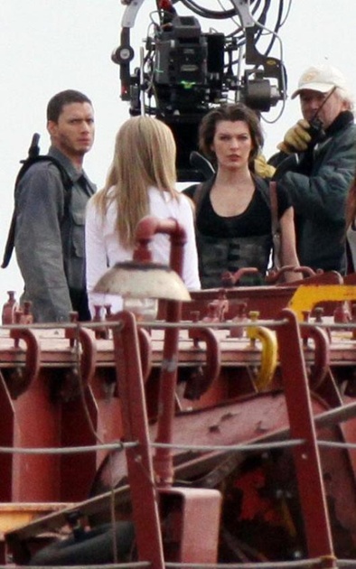 photo tournage resident evil 4
