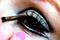 un oeil maquill  