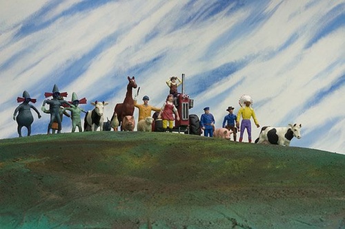 photo du film panique au village