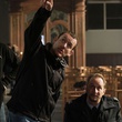 Benoit Poelvoorde et Dany Boon sur le tournage de Rien à déclarer