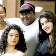gabourey sidibe au centre de angelic zambrana stephanie andujar et chyna layne